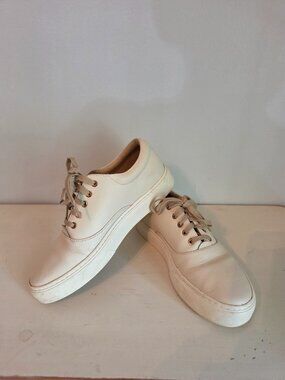 Nisolo Everyday Sneaker - bone, size 6